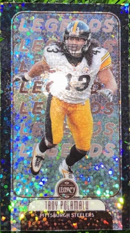 Troy Polamalu [Red Autographs] #104