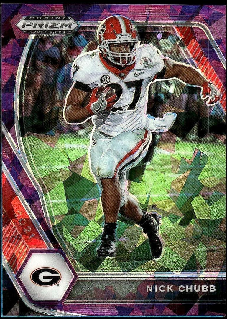 Nick Chubb [Pink Circles Prizm] #90
