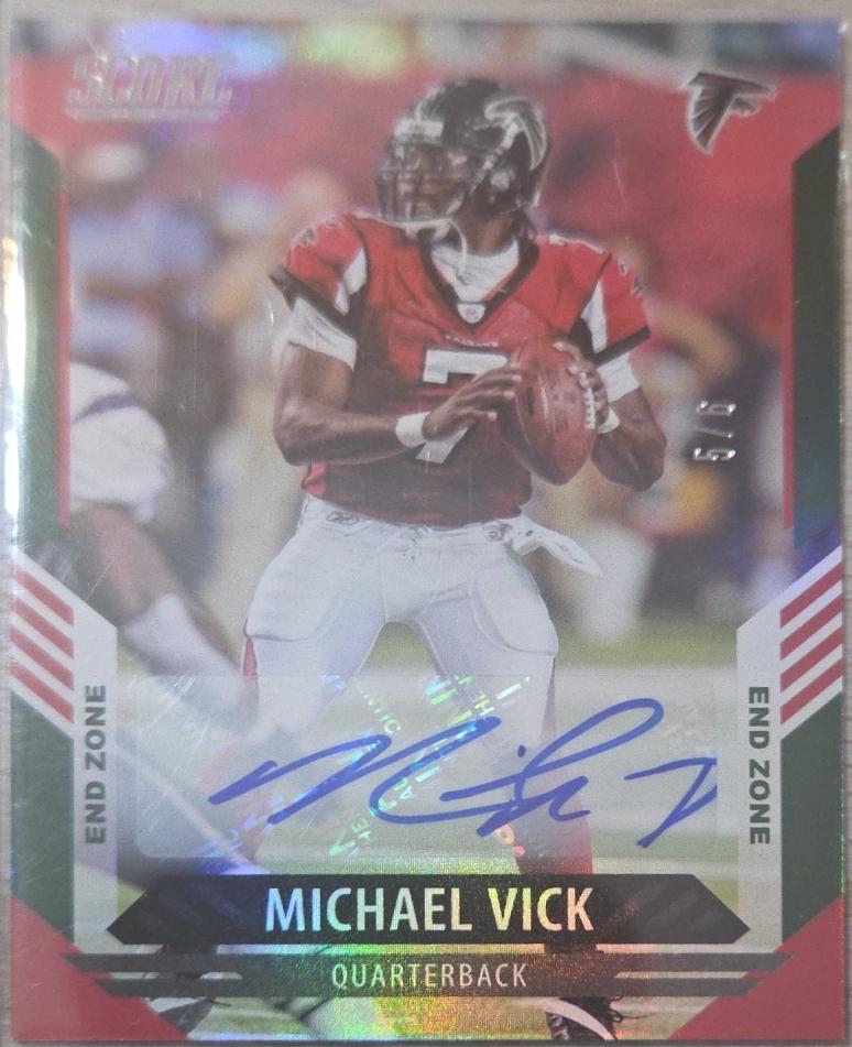 Michael Vick [Signature End Zone] #195