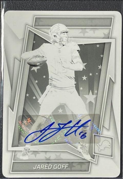 Jared Goff [Signature] #33