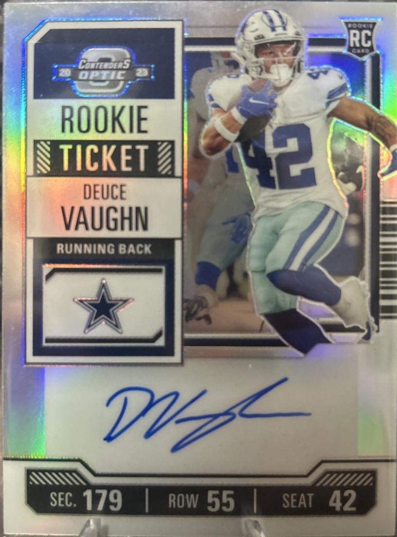 Deuce Vaughn [Rookie Ticket Autograph Red White Blue] #108