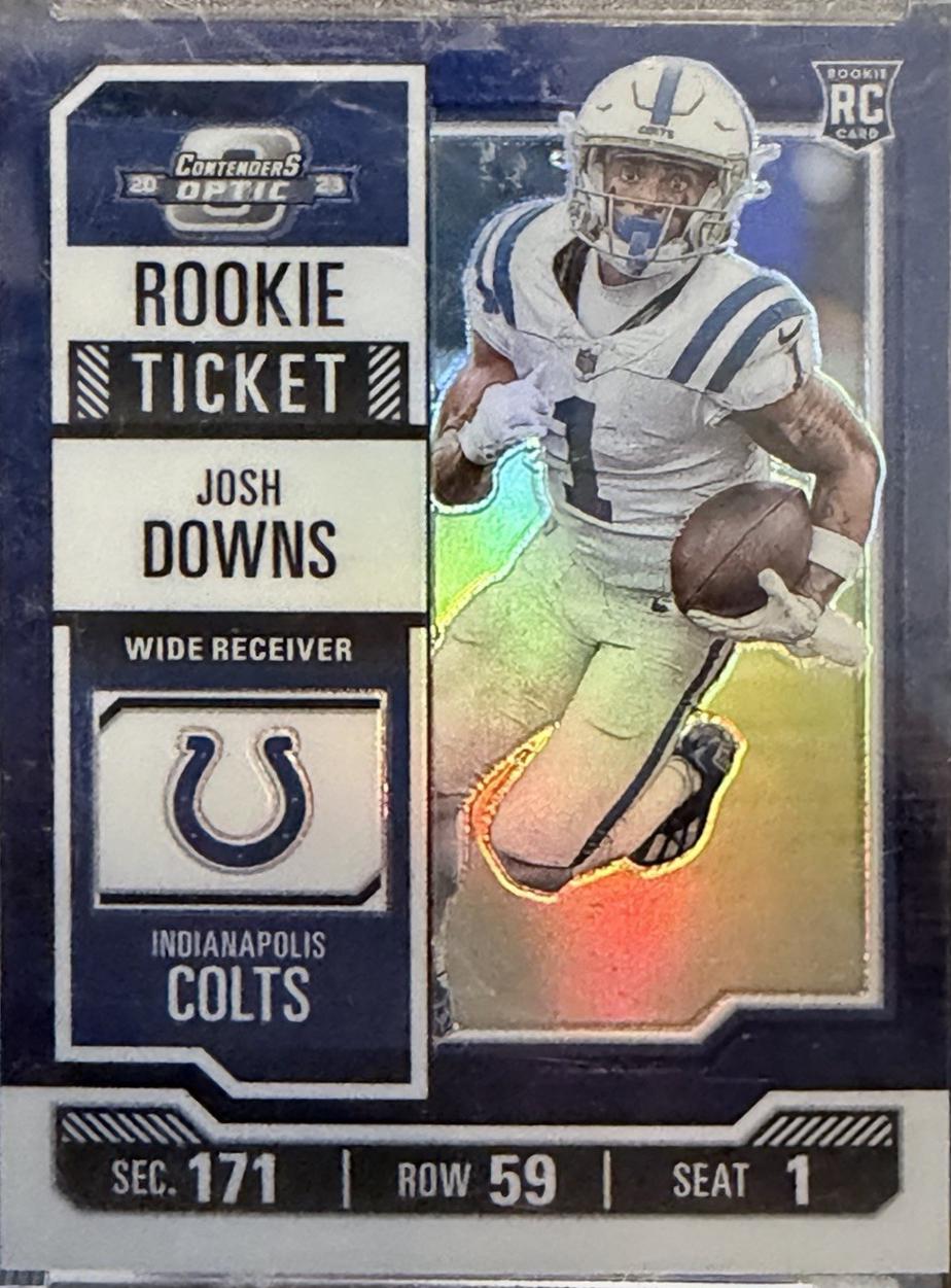 Josh Downs [Rookie Ticket Autograph Red White Blue] #121