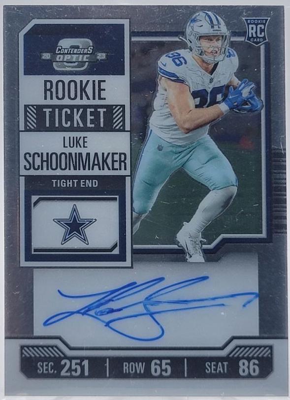 Luke Schoonmaker [Rookie Ticket Autograph Red White Blue] #123