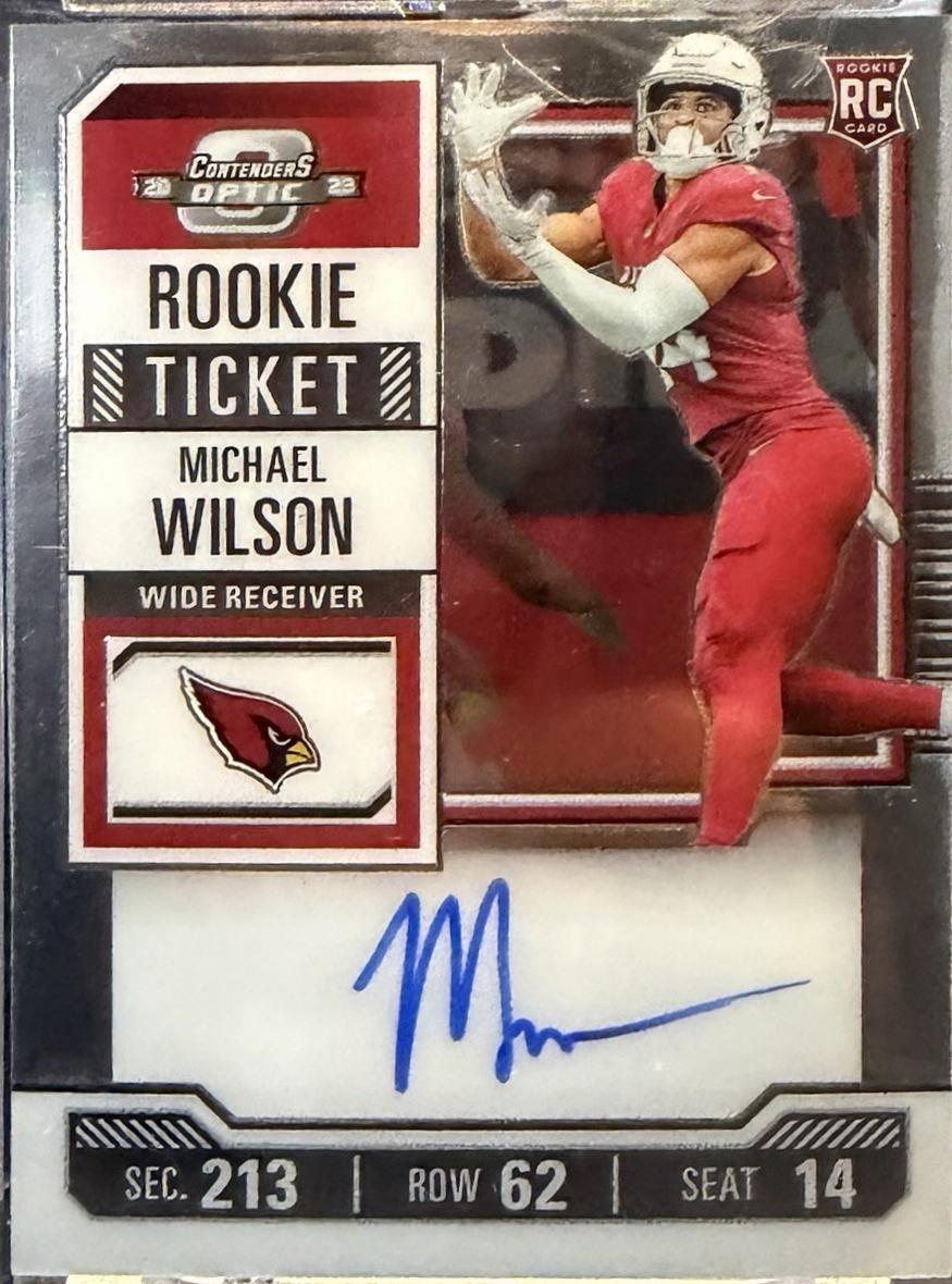 Michael Wilson [Rookie Ticket Autograph Red White Blue] #126