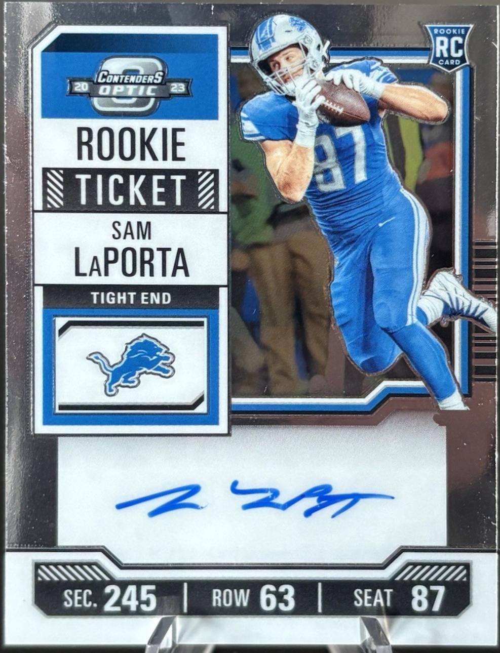 Sam LaPorta [Rookie Ticket Autograph Red White Blue] #131
