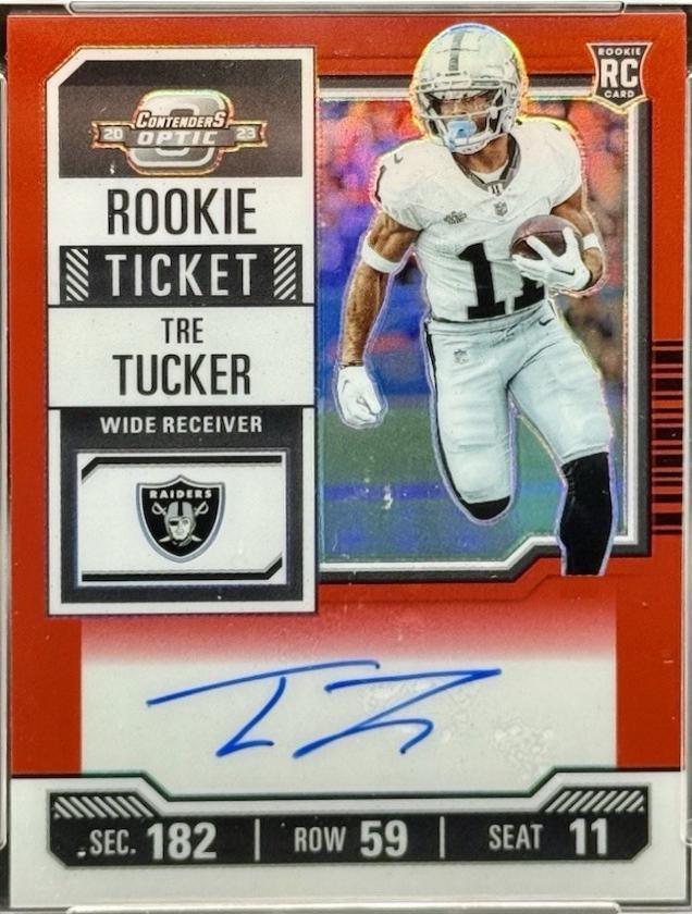 Tre Tucker [Rookie Ticket Autograph Red White Blue] #137