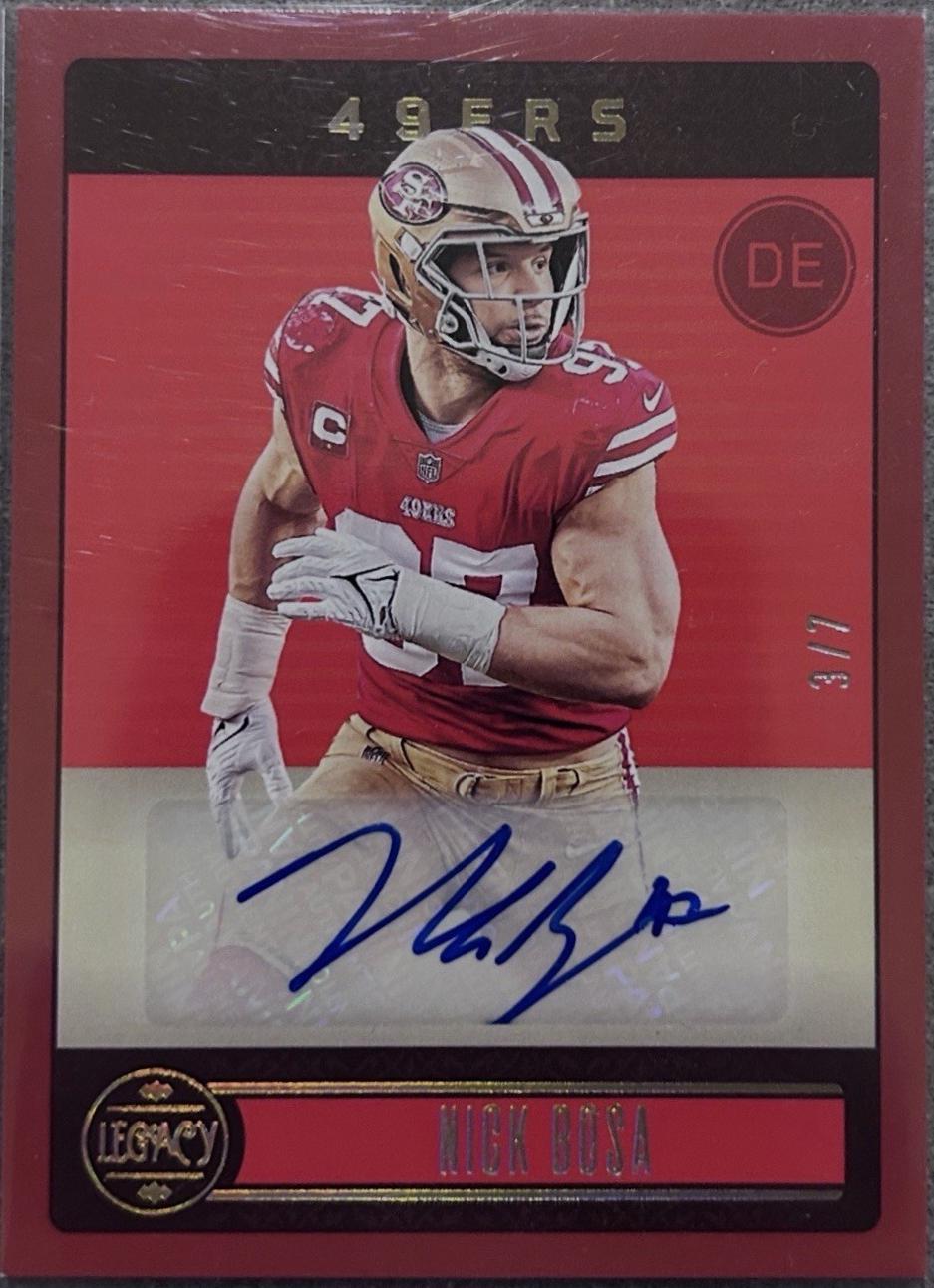 Nick Bosa [Red Autograph] #88
