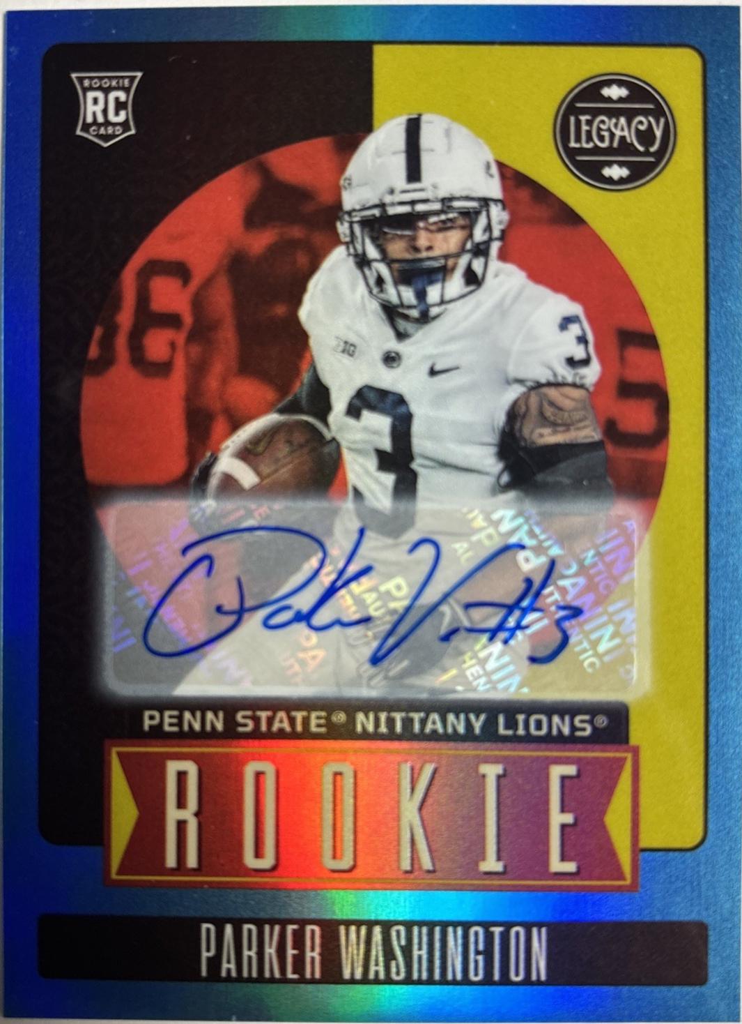 Parker Washington [Premium Penmanship Autograph Platinum] #171