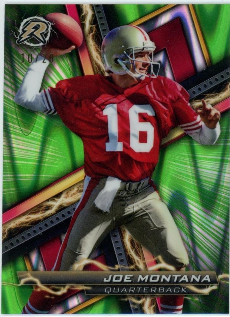 Joe Montana [Lime Green Power Surge] #62