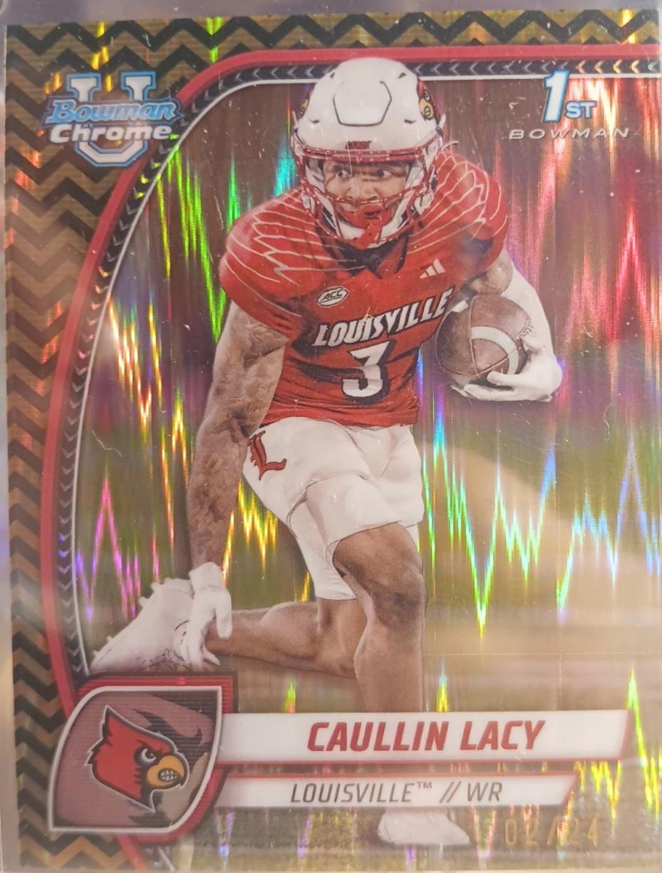 Caullin Lacy [Shimmer Red Refractor] #40