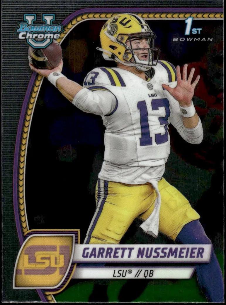 Garrett Nussmeier [Black Refractor] #5