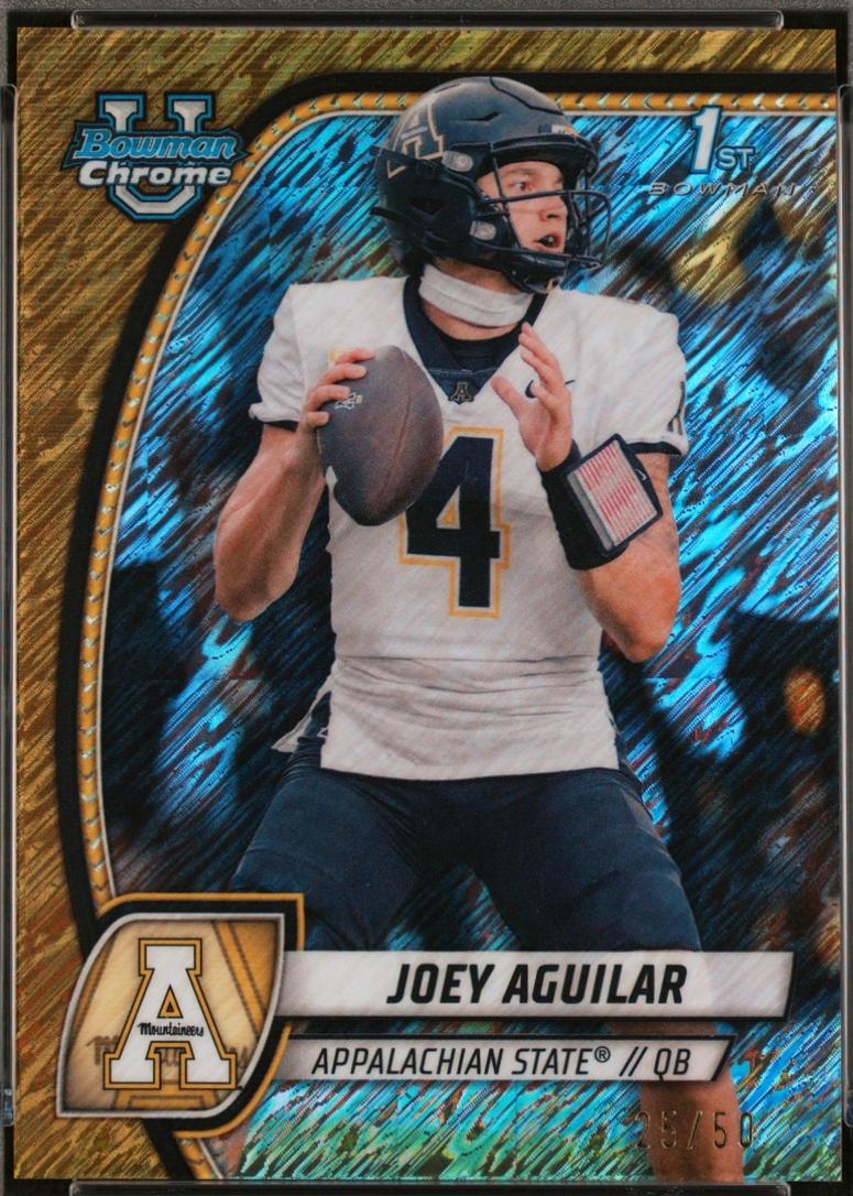 Joey Aguilar [Shimmer Gold Refractor] #103