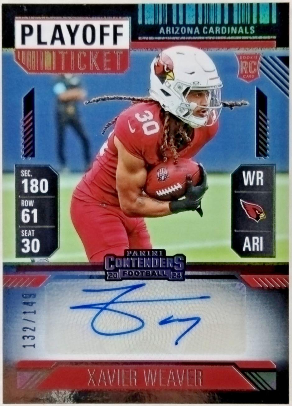 Xavier Weaver [Playoff Ticket Autograph] #158