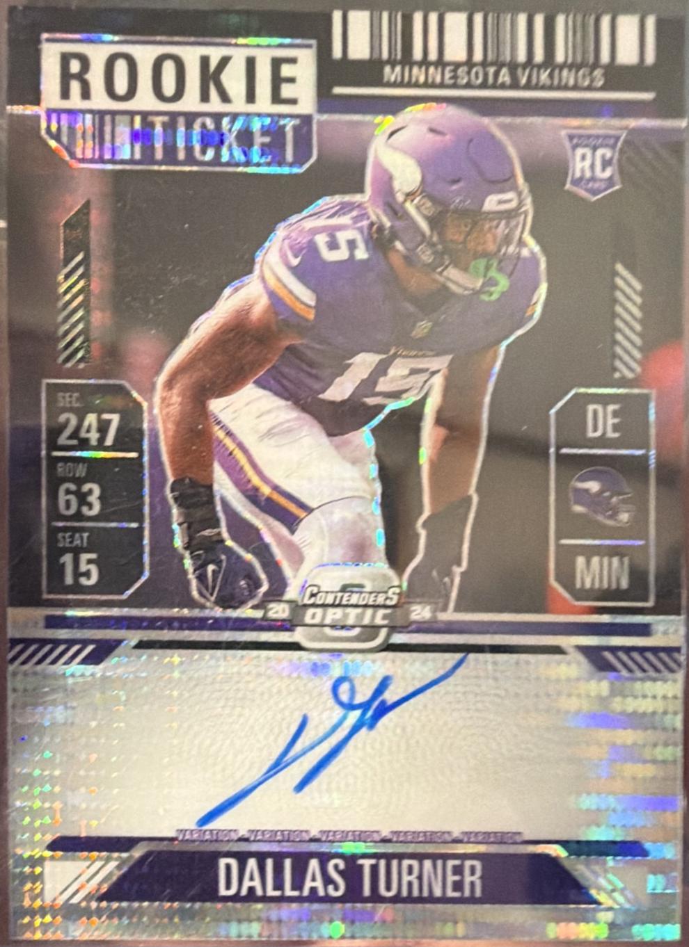 Dallas Turner [Black Pulsar] #123