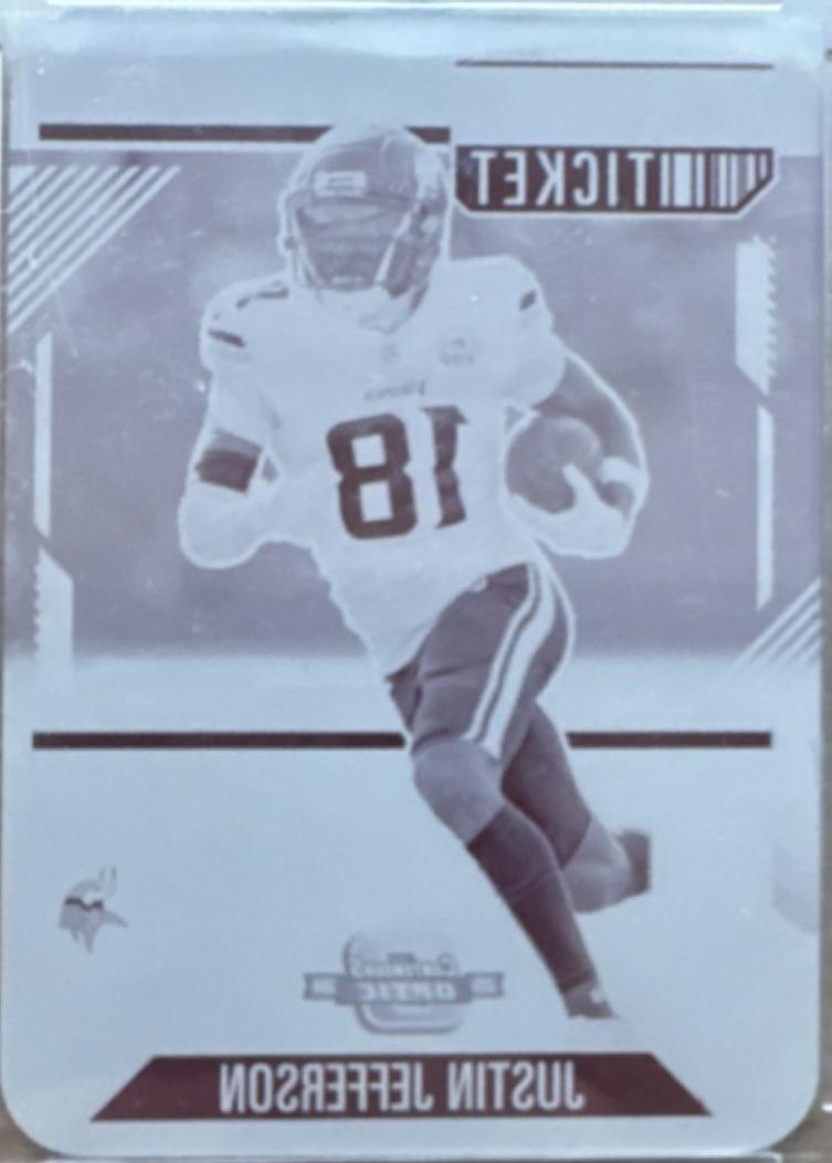 Justin Jefferson [Printing Plate] #36