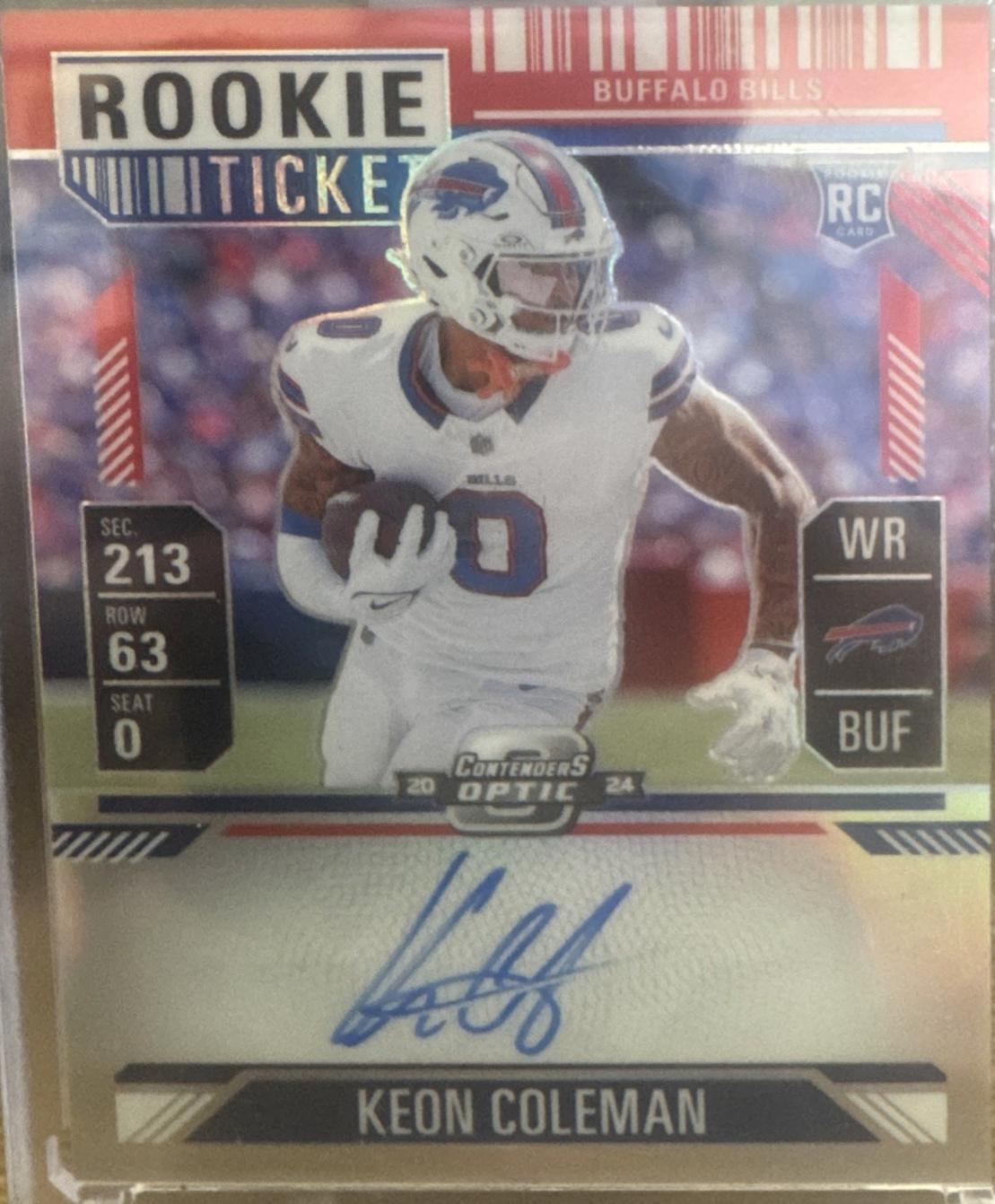 Keon Coleman [Red] #117