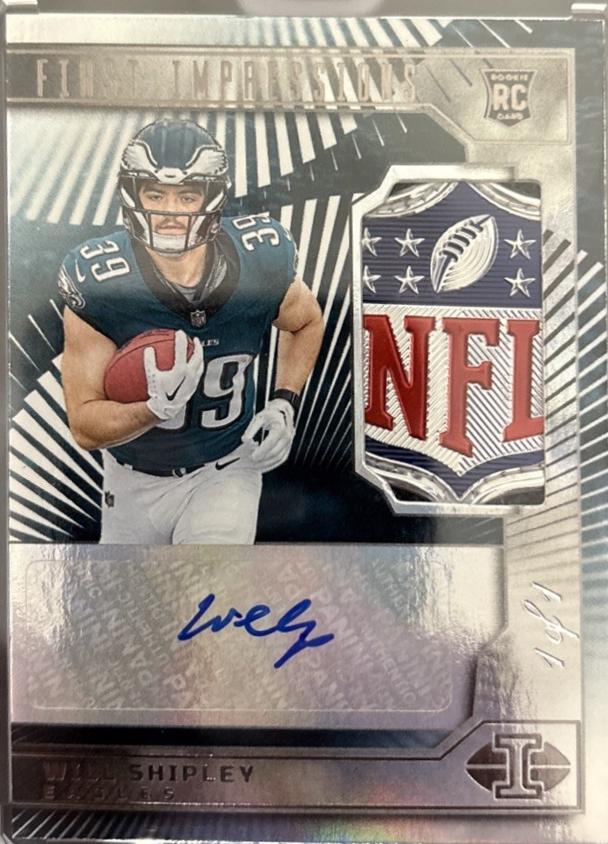 Will Shipley [Black First Impressions Autographed Memorabilia] #134