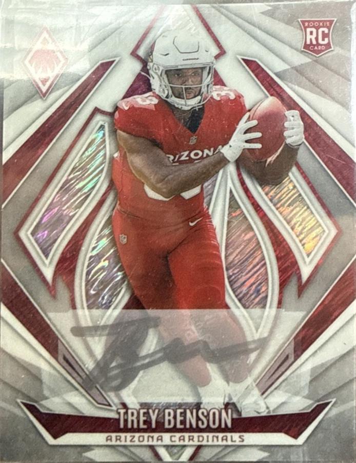Trey Benson [Rookie Autograph White Shimmer] #243
