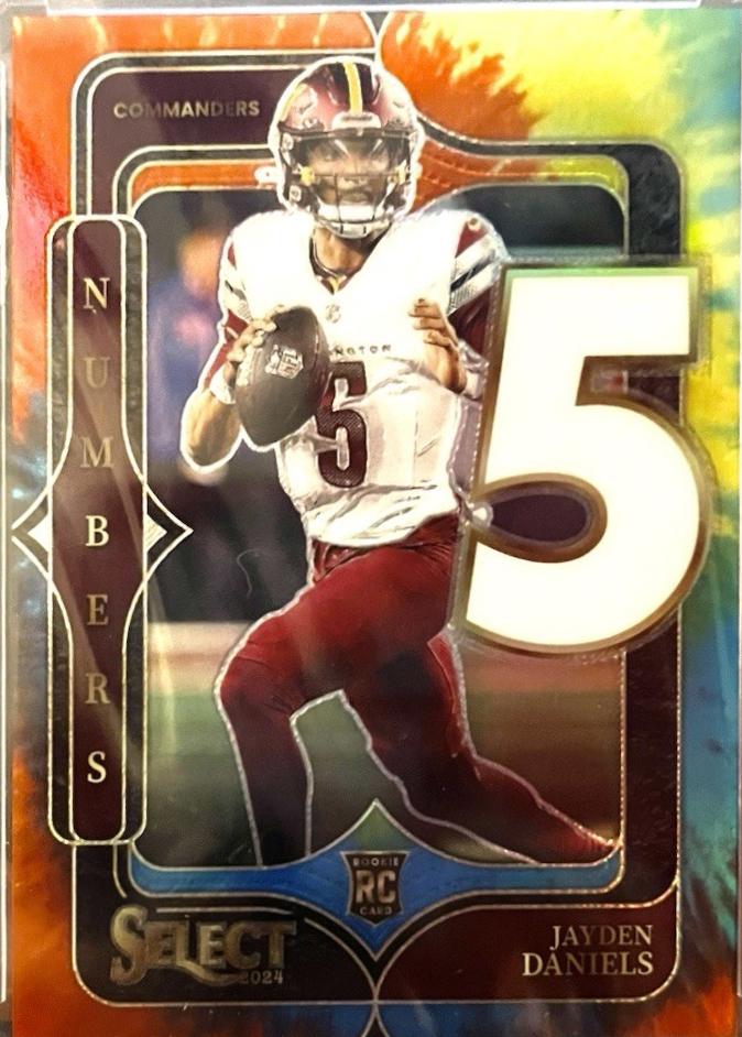 Jayden Daniels [Tie-Dye Prizm] #23