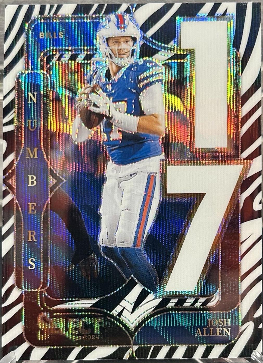 Josh Allen [Zebra Prizm] #10