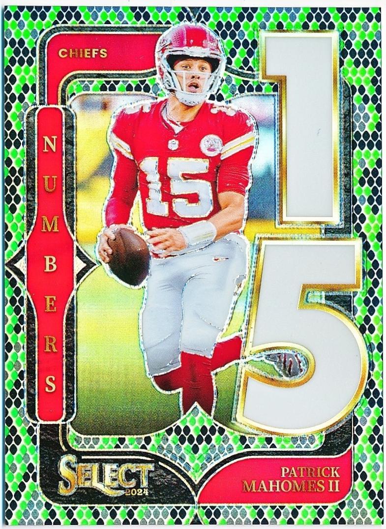 Patrick Mahomes II [Green Black Snakeskin Prizm] #9