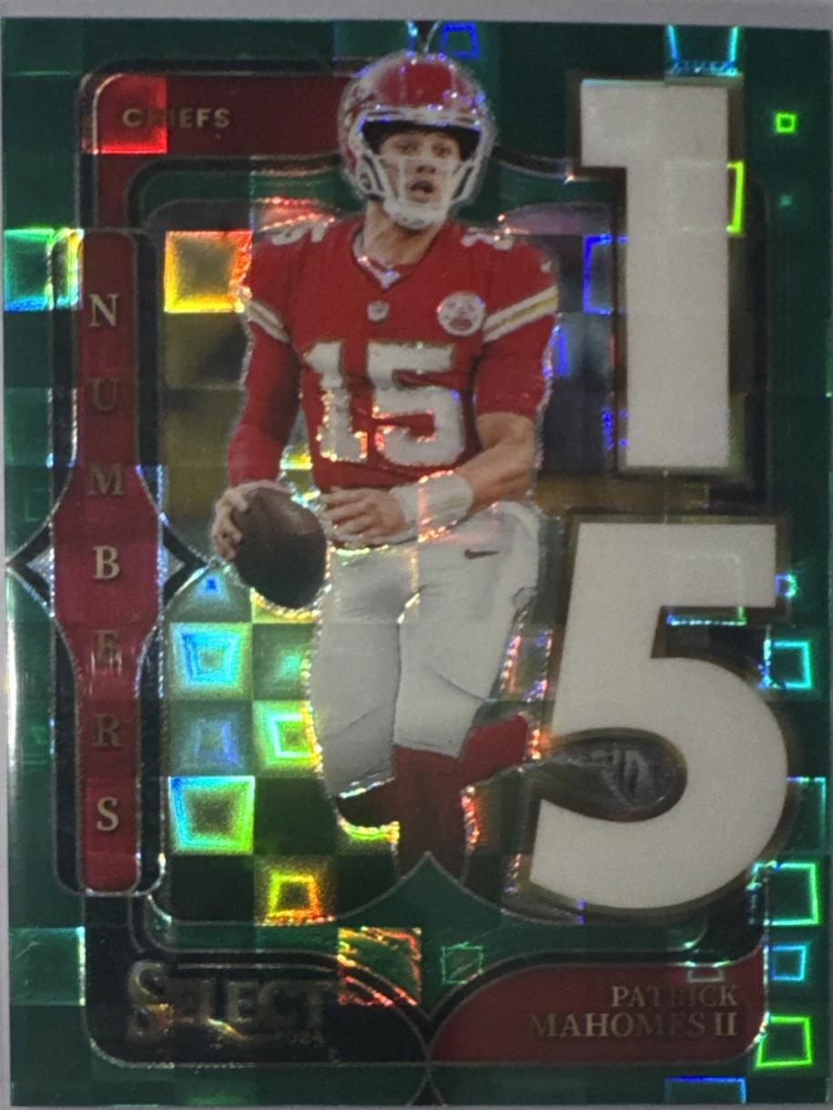 Patrick Mahomes II [Green Prizm] #9