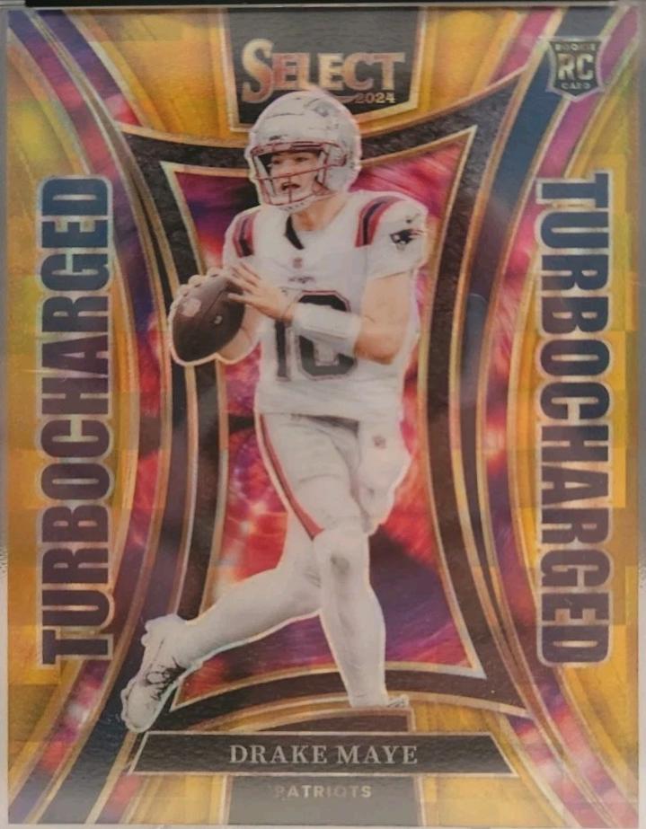 Drake Maye [Gold Prizm] #24