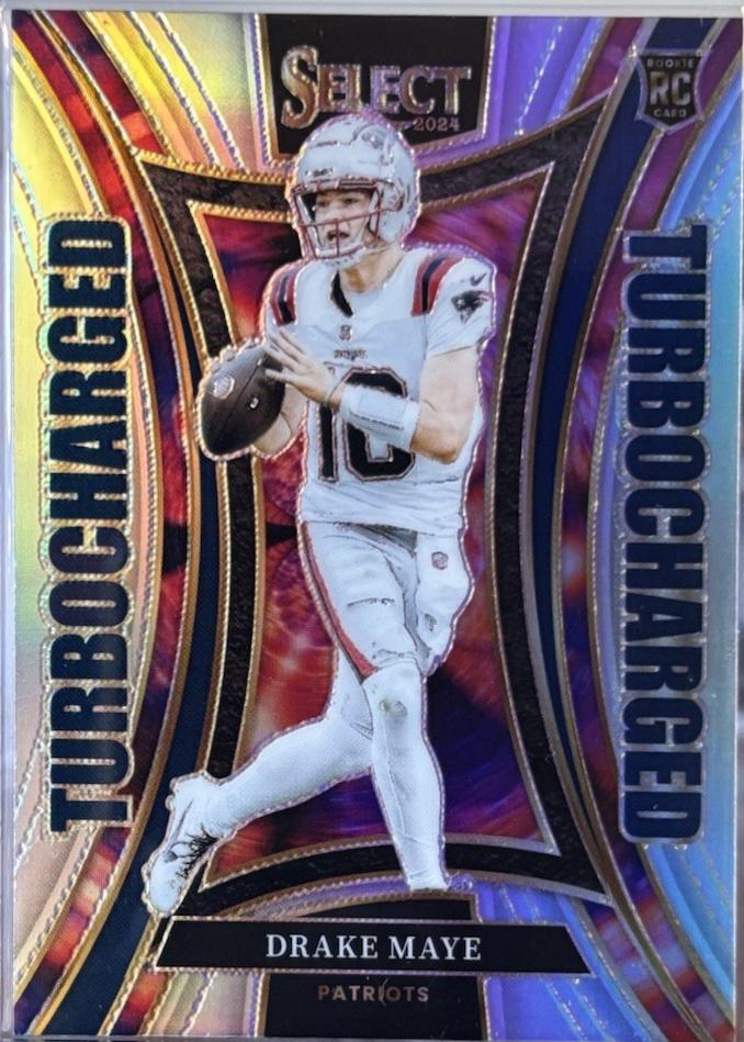 Drake Maye [Silver Prizm] #24
