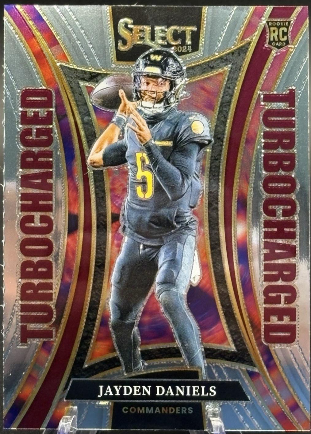 Jayden Daniels [Silver Prizm] #12