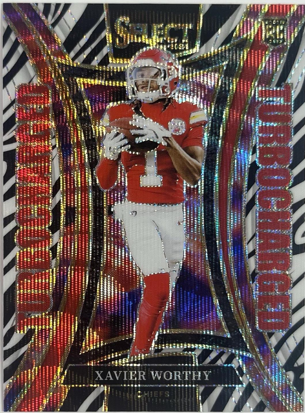 Xavier Worthy [Zebra Prizm] #14