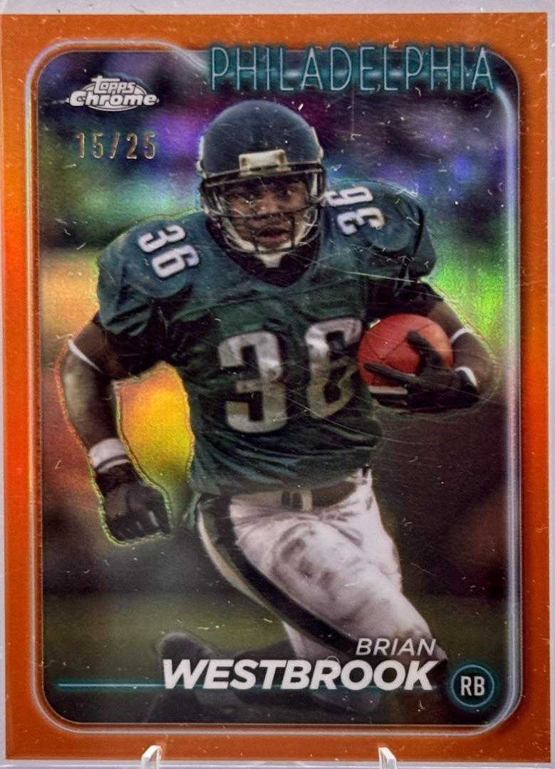 Brian Westbrook [Orange Geometric] #156