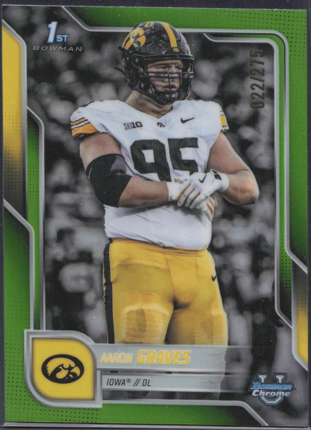 Aaron Graves [Lime Green Refractor] #45