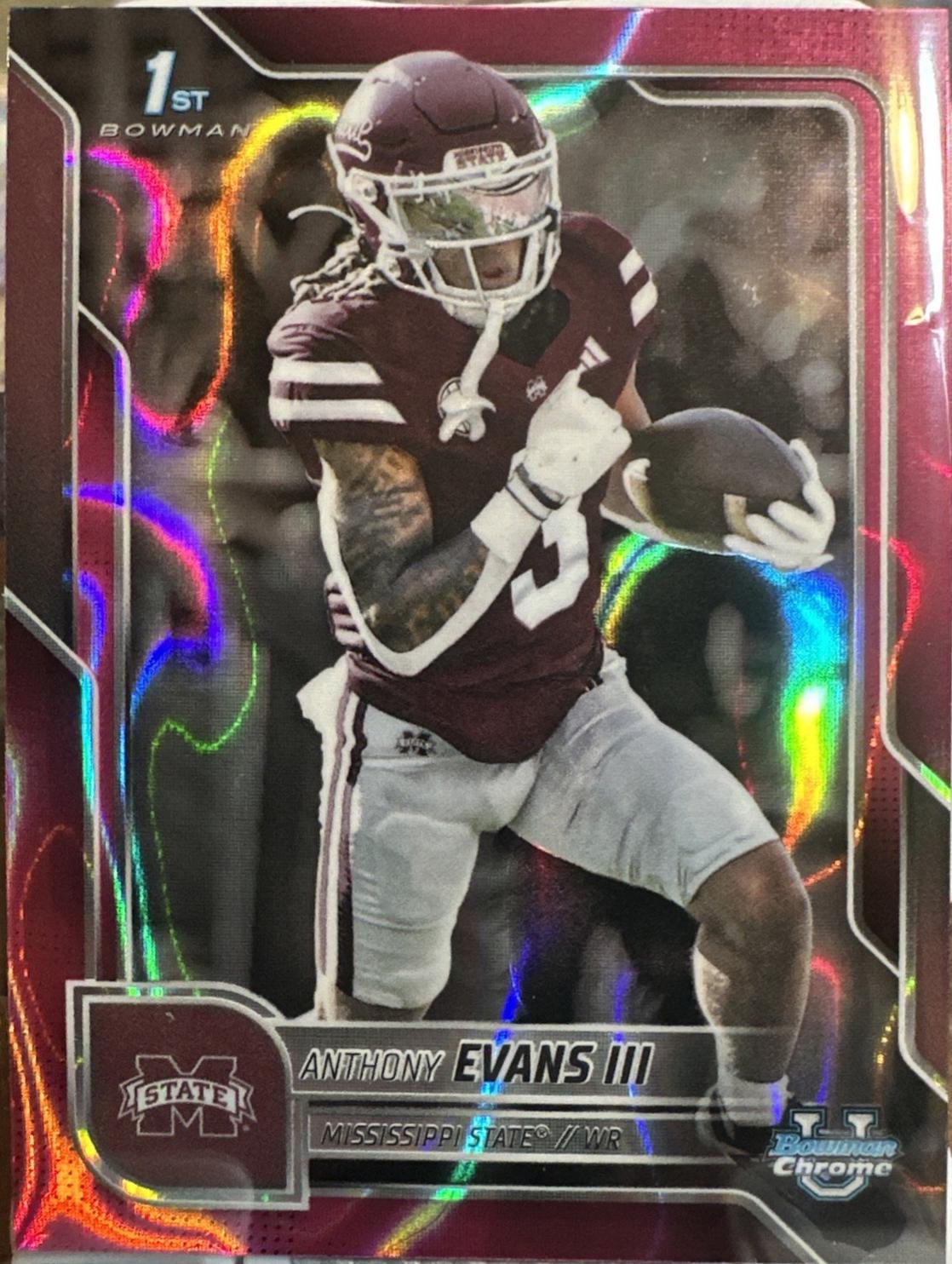 Anthony Evans III [Pink Lava Refractor] #172