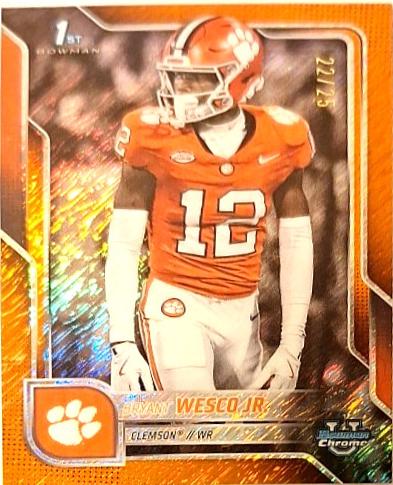 Bryant Wesco Jr. [Orange Refractor] #27