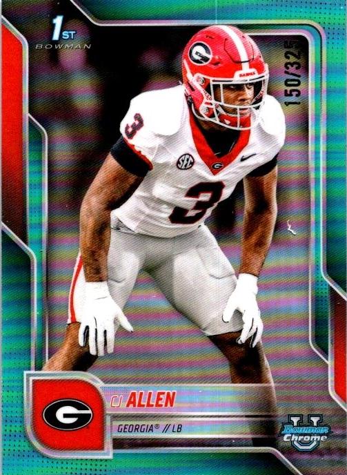 CJ Allen [Aqua Refractor] #140