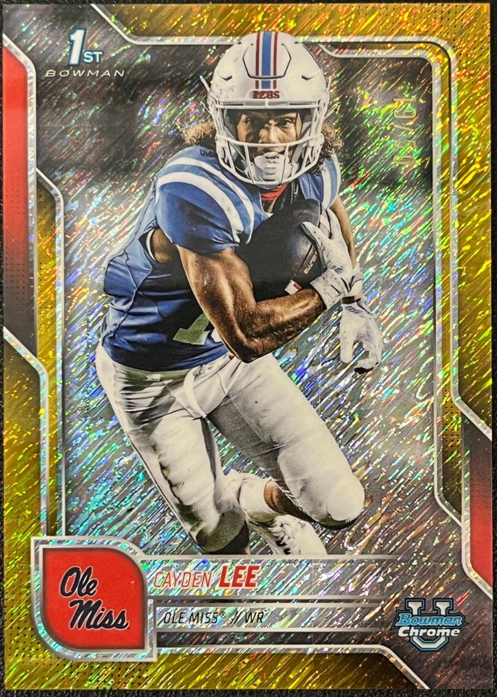 Cayden Lee [Gold Shimmer Refractor] #50