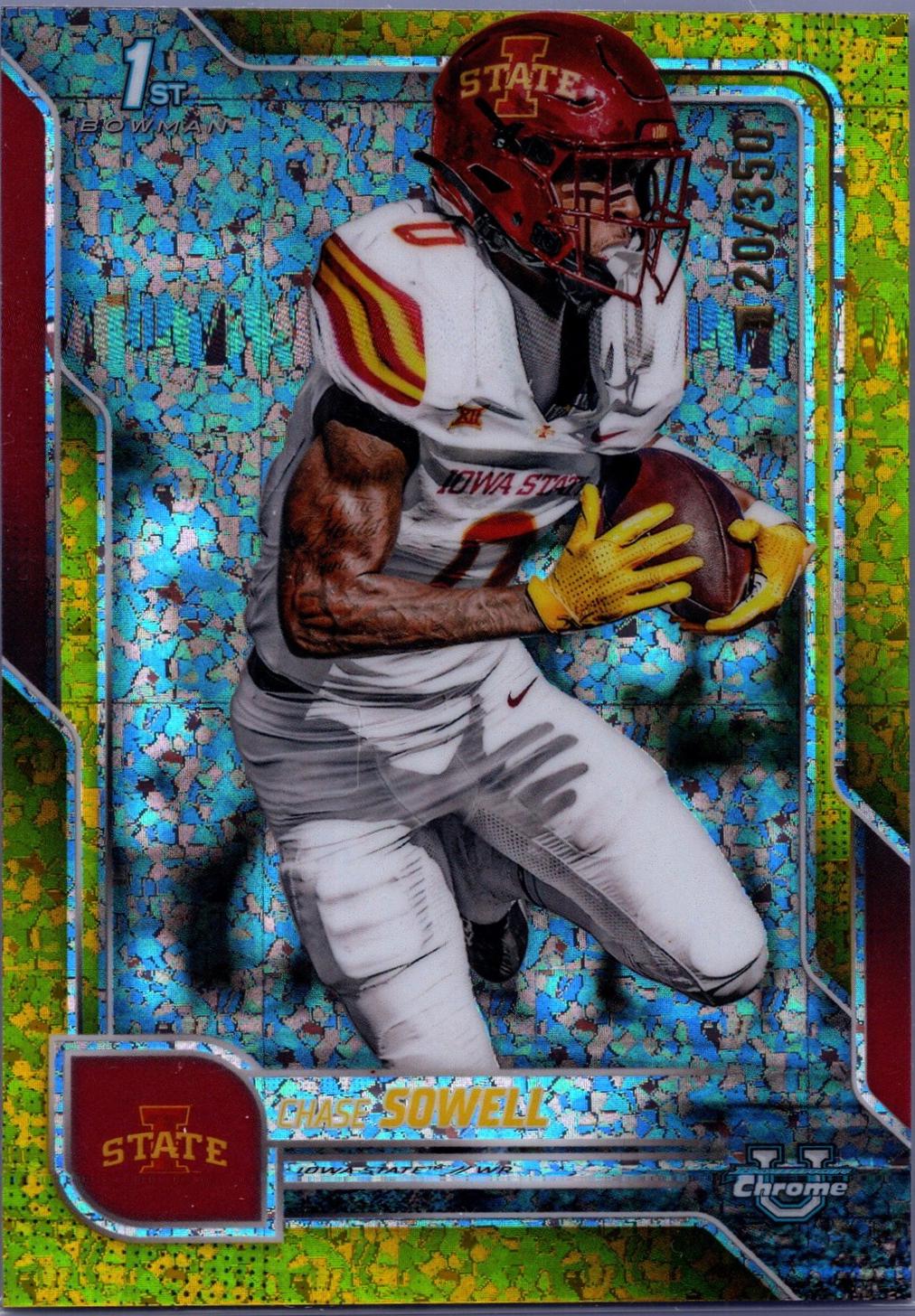 Chase Sowell [Yellow Mini-Diamond Refractor] #123