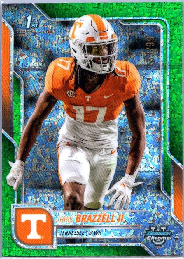 Chris Brazzell II [Green Mini-Diamond Refractor] #69