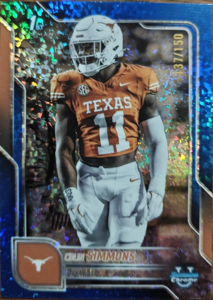 Colin Simmons [Blue Mini-Diamond Refractor] #122