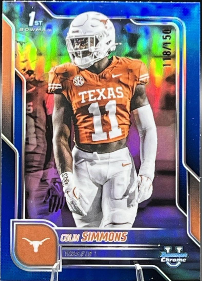 Colin Simmons [Blue Refractor] #122
