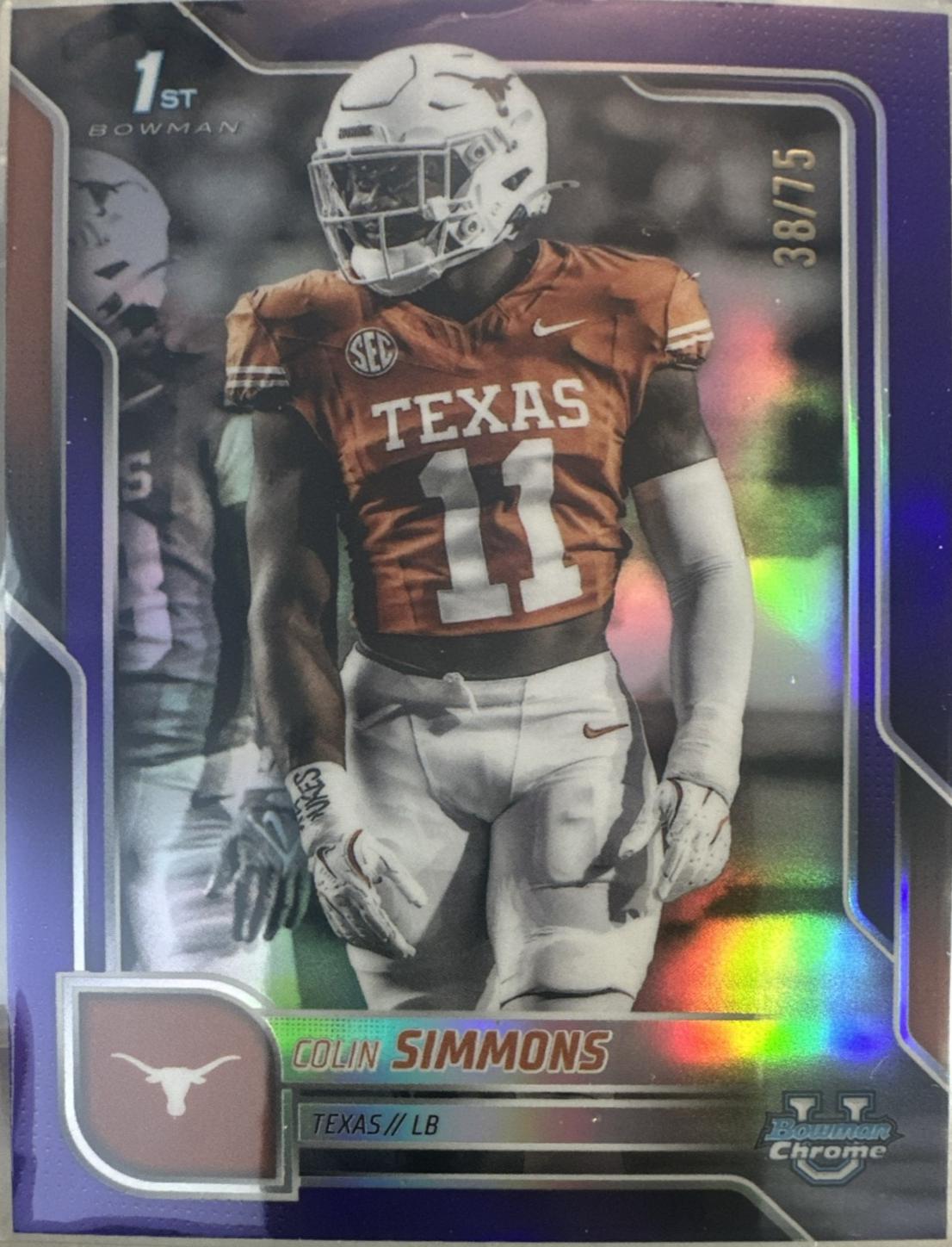 Colin Simmons [Purple Refractor] #122