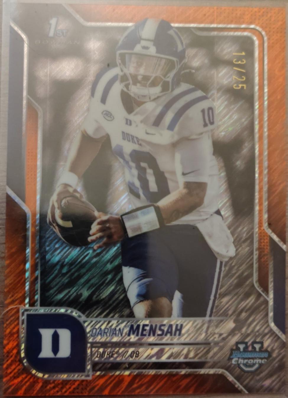 Darian Mensah [Orange Shimmer Refractor] #13