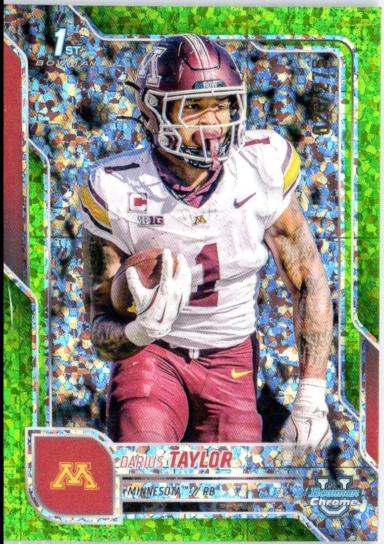 Darius Taylor [Lime Green Mini-Diamond Refractor] #126