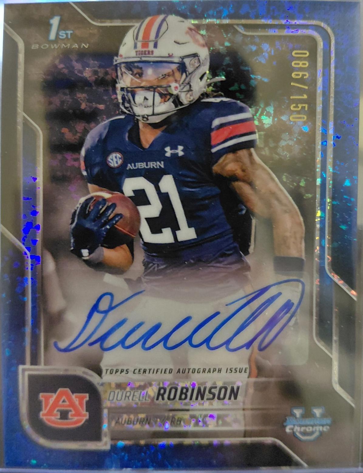 Durell Robinson [Blue Mini-Diamond Refractor] #147