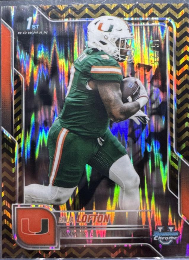 Elija Lofton [Black Gold Stealth Refractor] #106