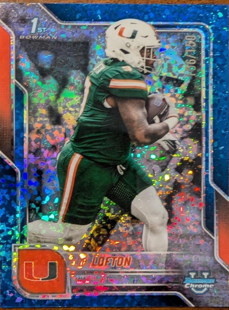 Elija Lofton [Blue Mini-Diamond Refractor] #106