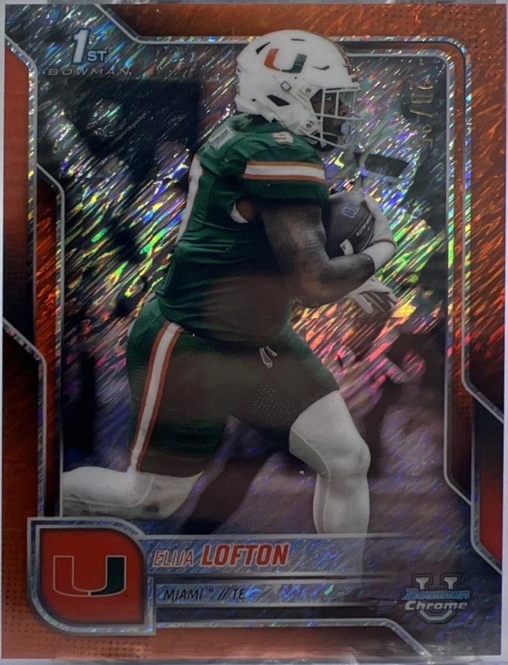 Elija Lofton [Orange Shimmer Refractor] #106