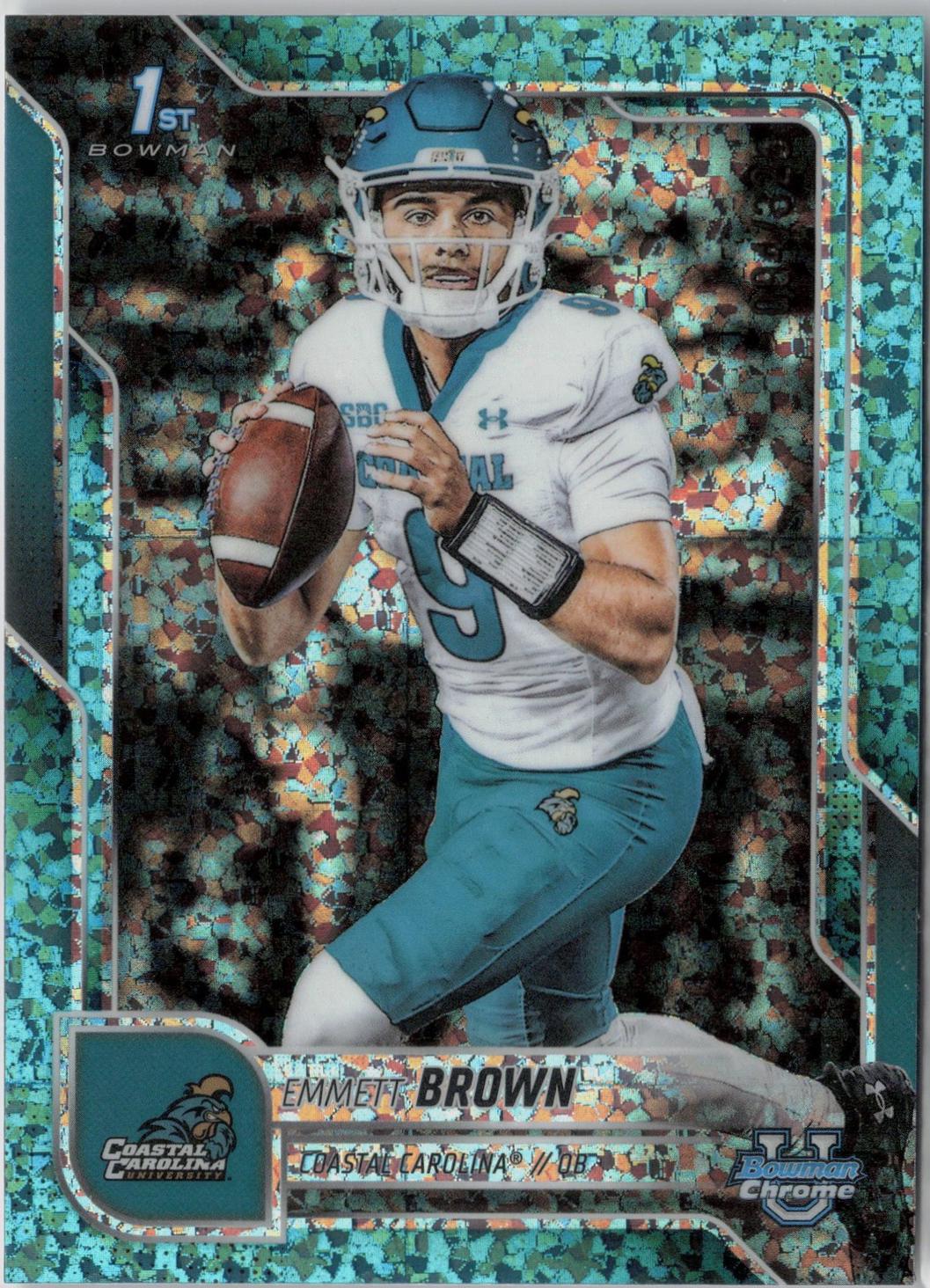 Emmett Brown [Aqua Mini-Diamond Refractor] #199