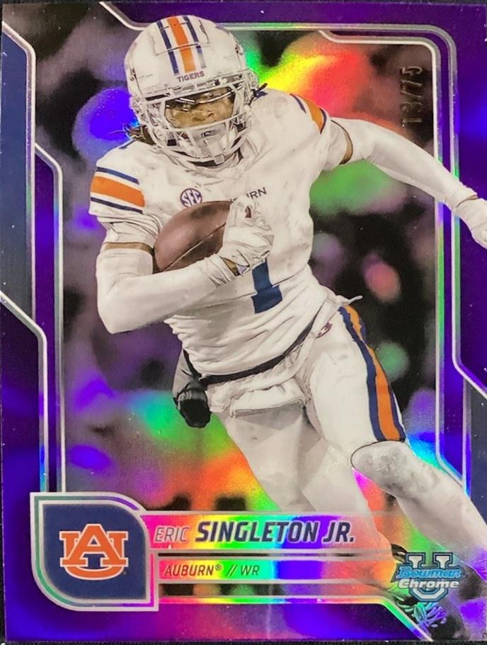 Eric Singleton Jr. [Purple Refractor] #186