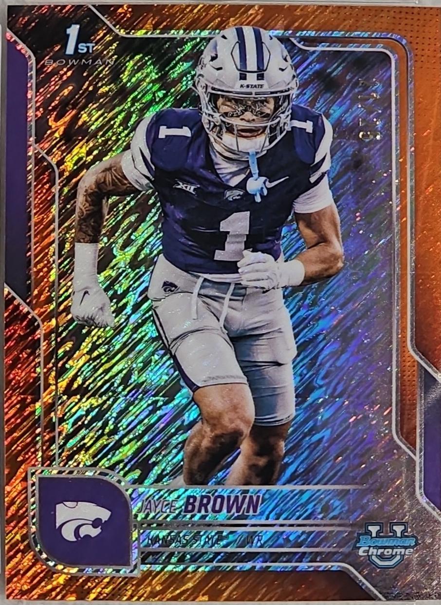 Jayce Brown [Orange Shimmer Refractor] #71